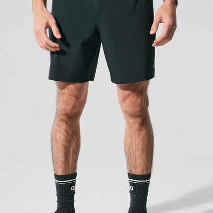 alo Men's 7" Repetition Short - Charcoal Green