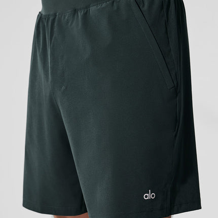 alo Men's 7" Repetition Short - Charcoal Green