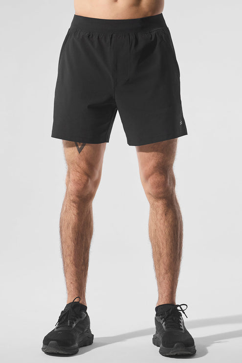 alo Men's 5" Repetition Short - Black