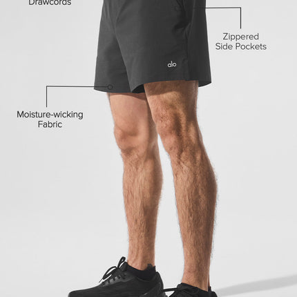 alo Men's 5" Repetition Short - Anthracite