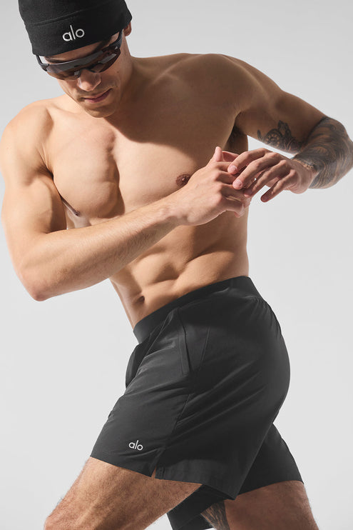 alo Men's 5" Repetition Short - Anthracite
