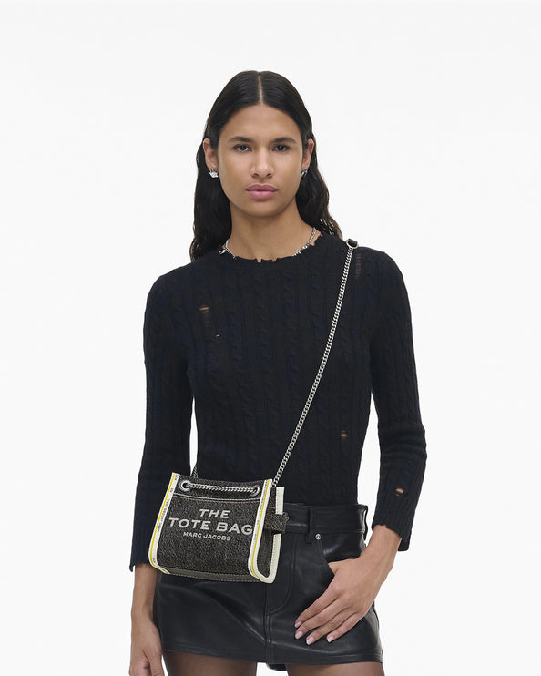 Marc Jacobs Women's The Denim Chain Crossbody Tote Bag