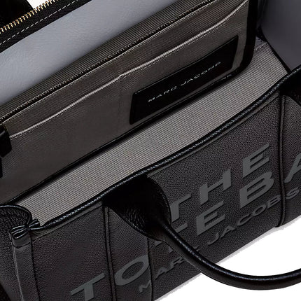 Marc Jacobs Women's The Leather Medium Tote Bag Black