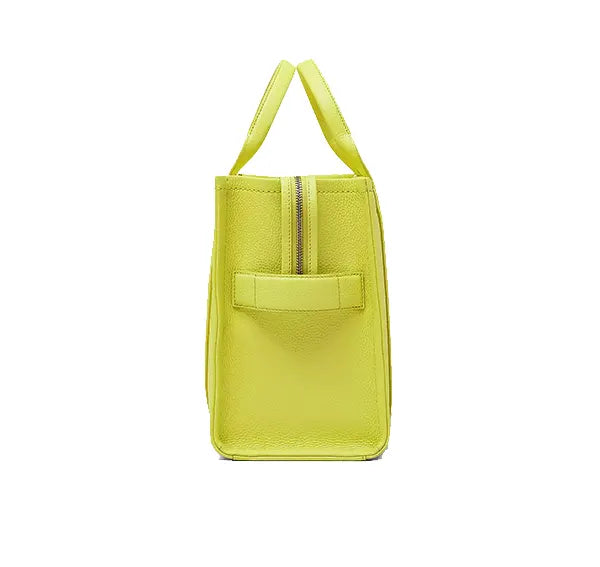 Marc Jacobs Women's The Leather Medium Tote Bag Limoncello