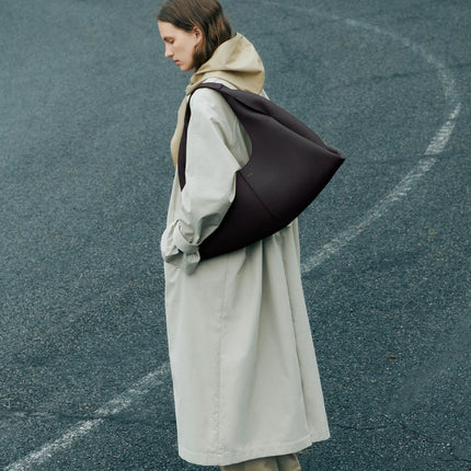 Polène Women's Shuldo Edition Textured Ebony