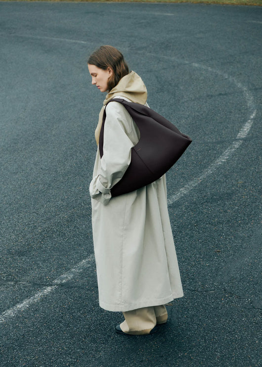Polène Women's Shuldo Edition Textured Ebony