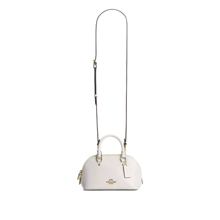 Coach Women's Lara Mini Satchel Bag Gold/Chalk