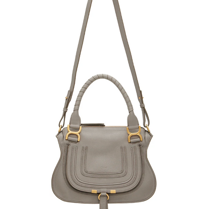 CHLOÉ Women's Small Marcie Double Carry Bag Grey