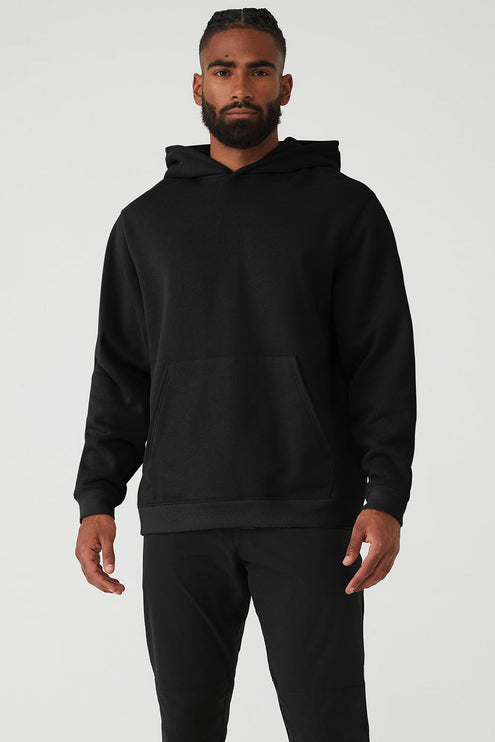 alo Men's Renown Heavy Weight Hoodie - Black