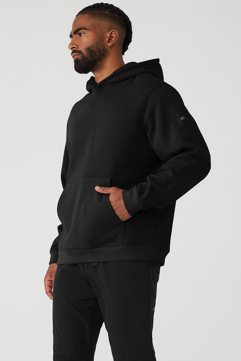alo Men's Renown Heavy Weight Hoodie - Black