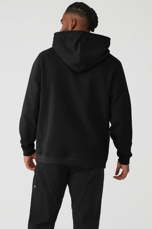 alo Men's Renown Heavy Weight Hoodie - Black