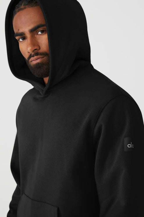 alo Men's Renown Heavy Weight Hoodie - Black