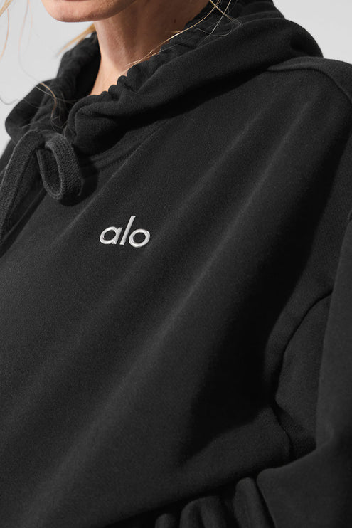 alo Women's Accolade Hoodie Black