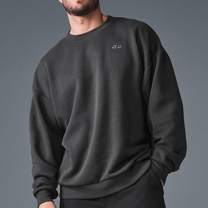 alo Men's Accolade Crew Neck Pullover - Anthracite
