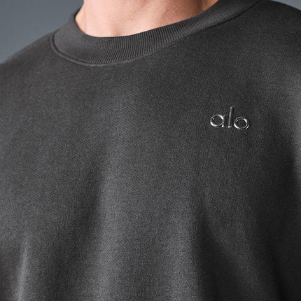 alo Men's Accolade Crew Neck Pullover - Anthracite