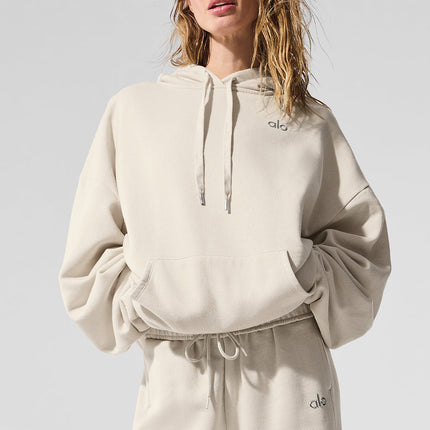alo Women's Accolade Hoodie Bone