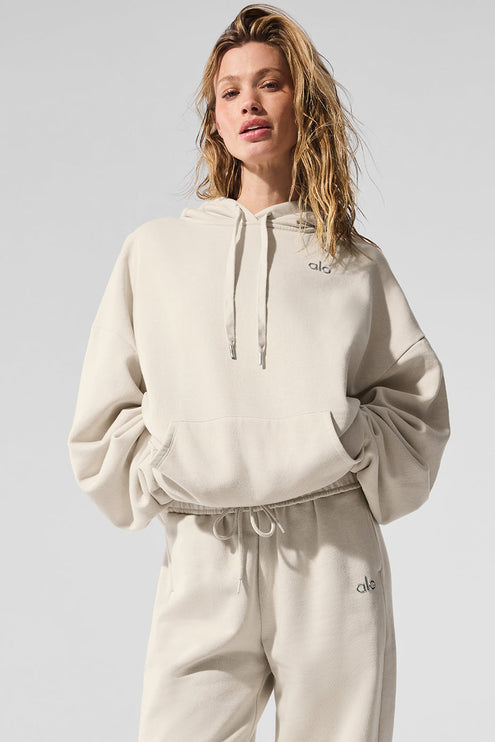alo Women's Accolade Hoodie Bone