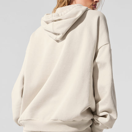 alo Women's Accolade Hoodie Bone