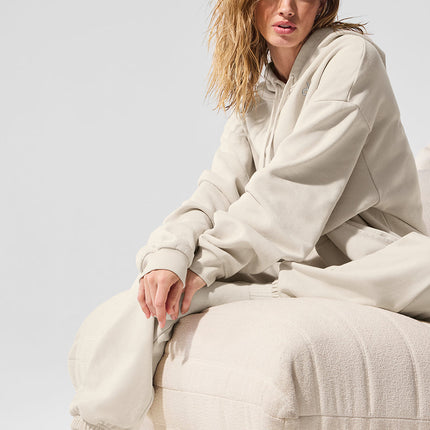 alo Women's Accolade Hoodie Bone