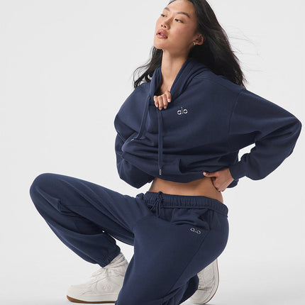 alo Women's Accolade Hoodie Navy