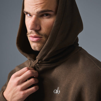 alo Men's Accolade Hoodie - Espresso