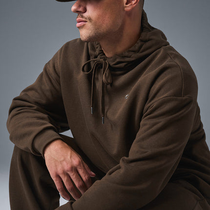 alo Men's Accolade Hoodie - Espresso