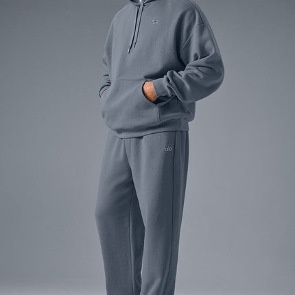 alo Men's Accolade Hoodie - Steel Grey