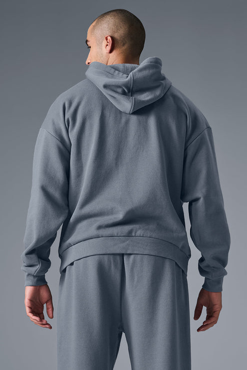 alo Men's Accolade Hoodie - Steel Grey