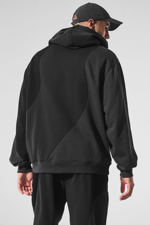 alo Men's Make Waves Hoodie - Vintage Black Tonal