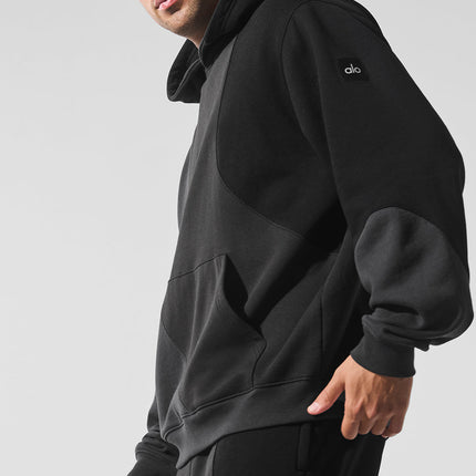 alo Men's Make Waves Hoodie - Vintage Black Tonal