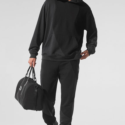 alo Men's Make Waves Hoodie - Vintage Black Tonal