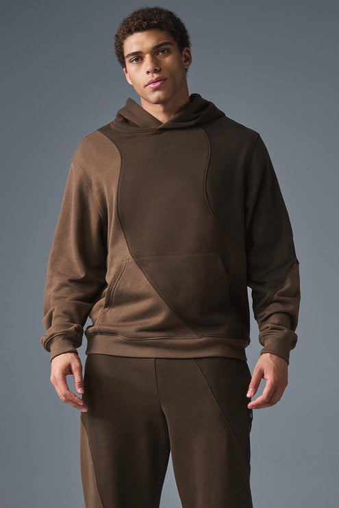 alo Men's Make Waves Hoodie - Espresso Tonal
