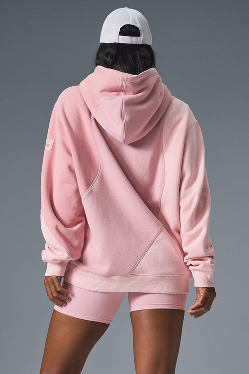 alo Women's Make Waves Hoodie - Sunset Pink Tonal