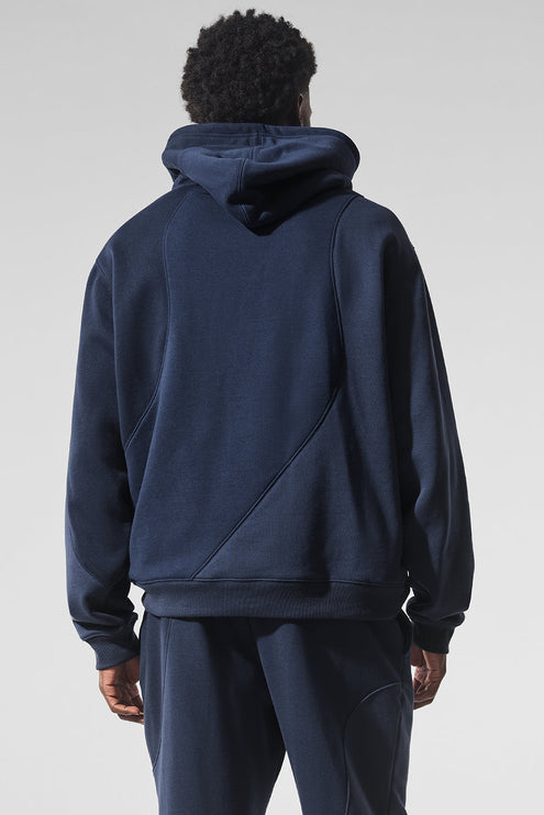 alo Men's Make Waves Hoodie - Navy Tonal