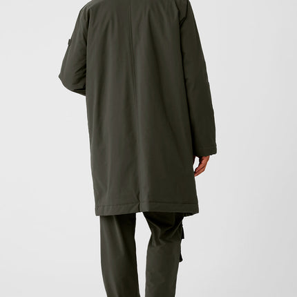 alo Men's Signature Overcoat - Stealth Green