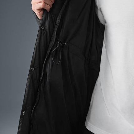 alo Men's Gold Rush Puffer Trench - Black