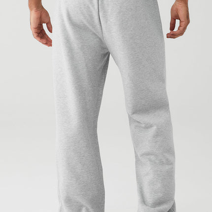 alo Men's Accolade Straight Leg Sweatpant - Athletic Heather Grey