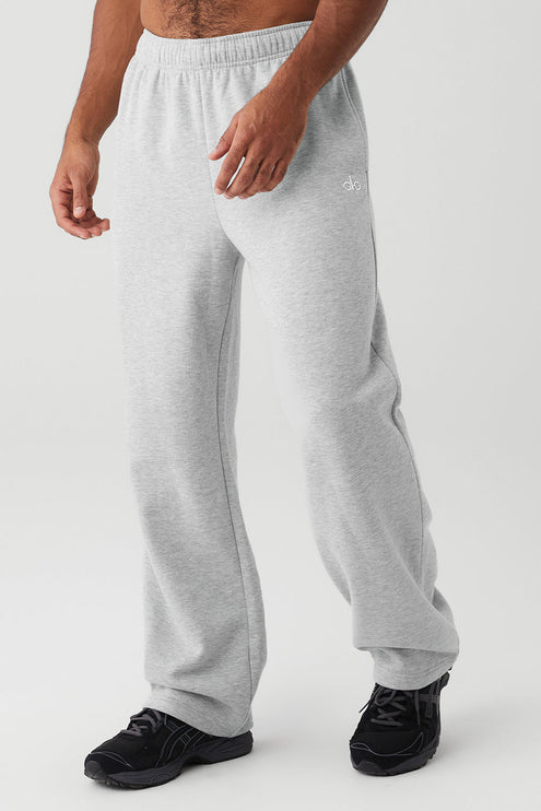 alo Men's Accolade Straight Leg Sweatpant - Athletic Heather Grey