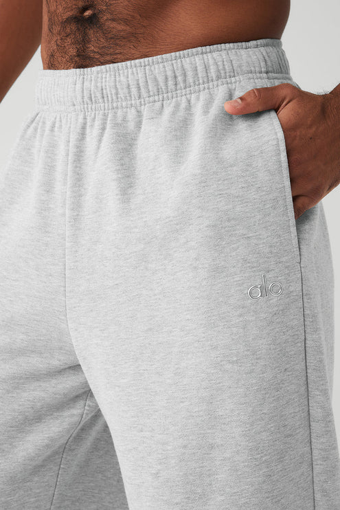 alo Men's Accolade Straight Leg Sweatpant - Athletic Heather Grey