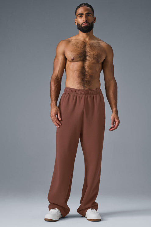 alo Men's Accolade Straight Leg Sweatpant - Chestnut