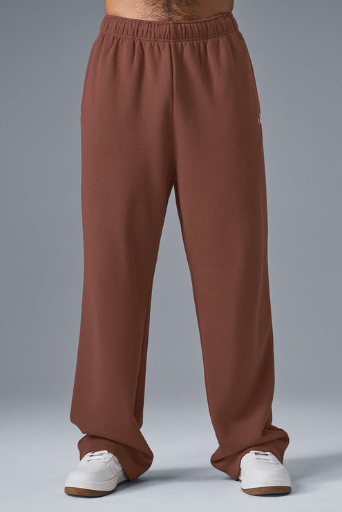 alo Men's Accolade Straight Leg Sweatpant - Chestnut
