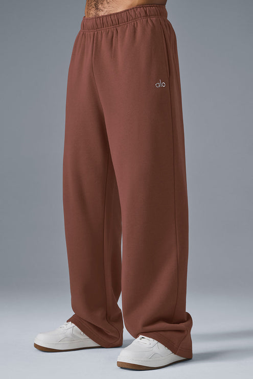 alo Men's Accolade Straight Leg Sweatpant - Chestnut