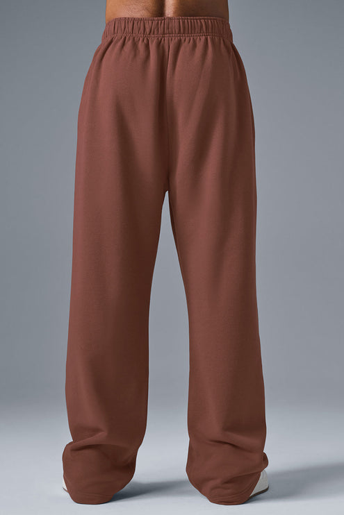 alo Men's Accolade Straight Leg Sweatpant - Chestnut