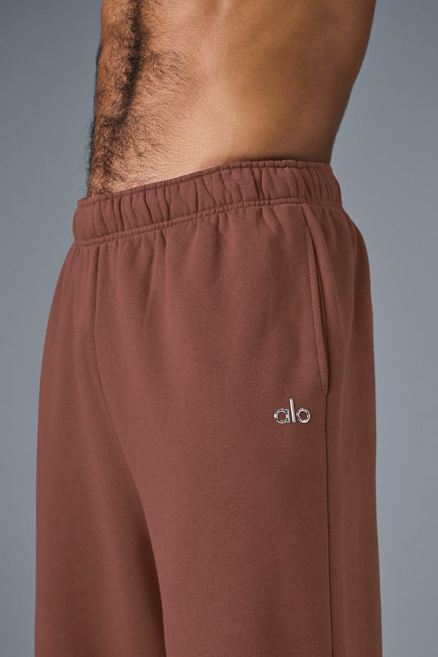 alo Men's Accolade Straight Leg Sweatpant - Chestnut