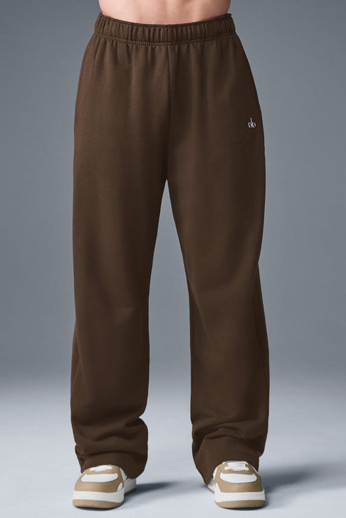 alo Men's Accolade Straight Leg Sweatpant - Espresso