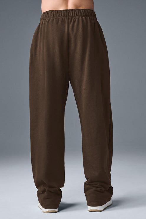 alo Men's Accolade Straight Leg Sweatpant - Espresso