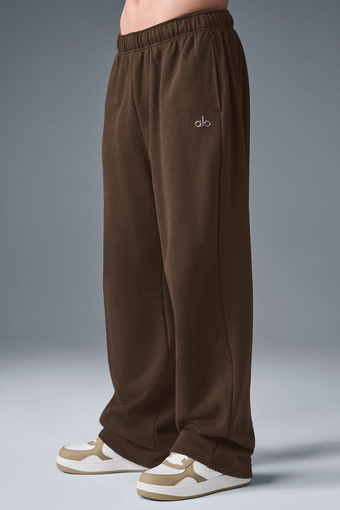 alo Men's Accolade Straight Leg Sweatpant - Espresso