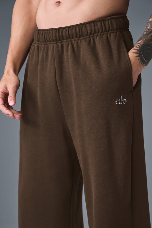 alo Men's Accolade Straight Leg Sweatpant - Espresso