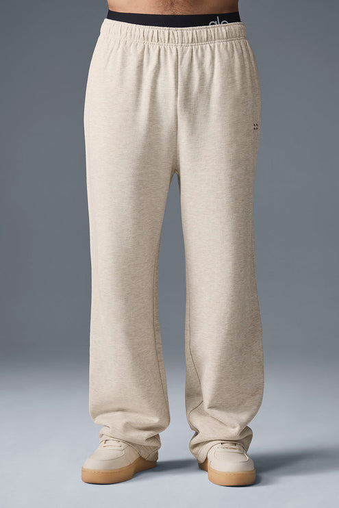alo Men's Accolade Straight Leg Sweatpant - Oatmeal Heather