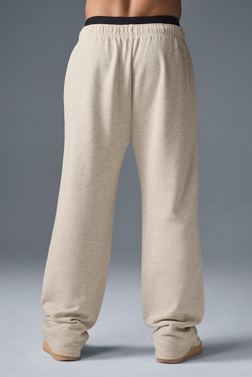 alo Men's Accolade Straight Leg Sweatpant - Oatmeal Heather